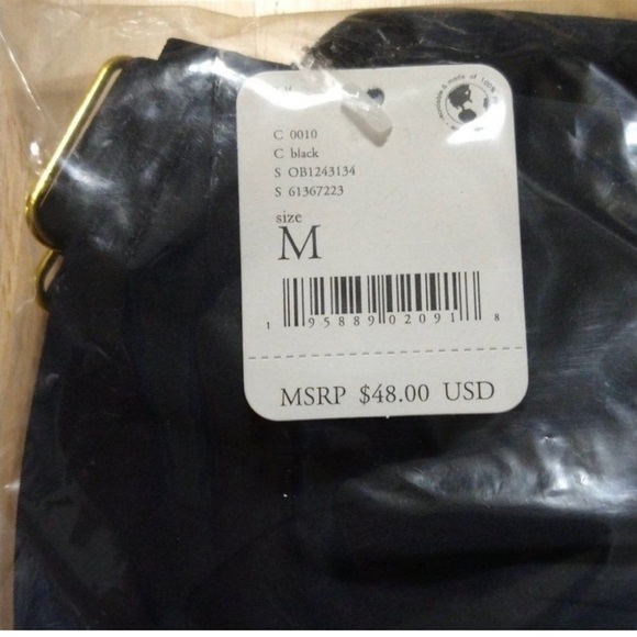 Free People Naomi Underwire Longline Bra, Size M, Black, New - Picture 6 of 7